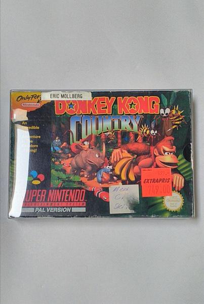Donkey Kong Country (Fodral med klisteretiketter!)