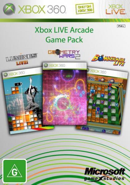Xbox Live Arcade Game Pack (Engelskt spel, Spansk, Fransk. Tysk Box)