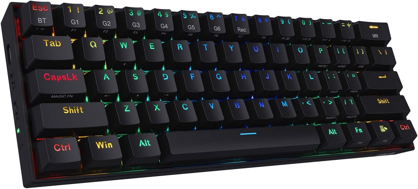 Keyboard - Redragon Draconic K530rgb Pro Bt/wired Mechanical Brown Switch