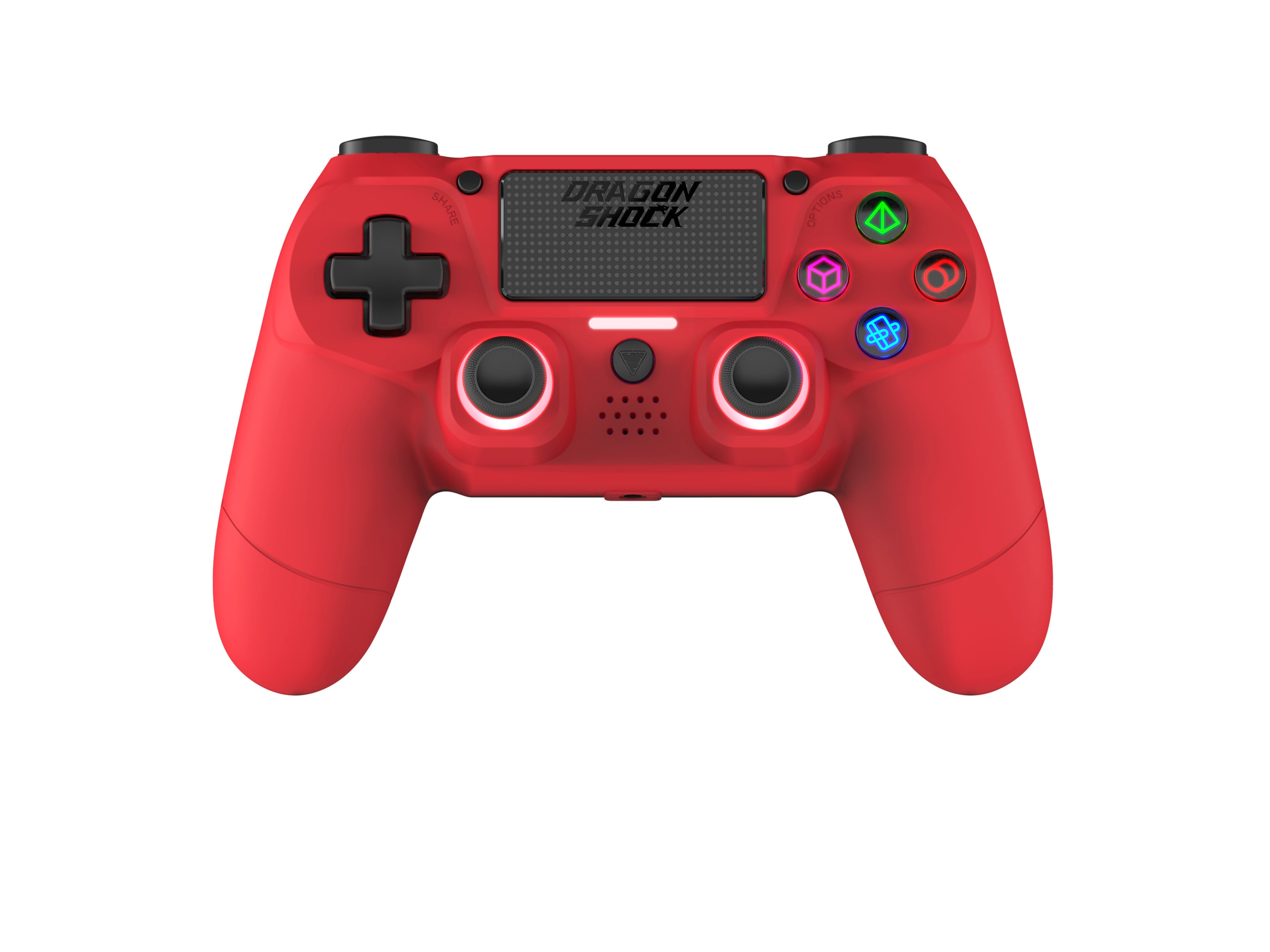 Dragonshock Mizar Wireless Controller Red Ps4, Pc, Mobile