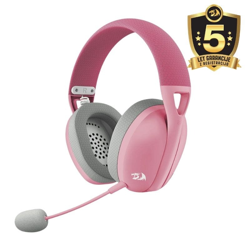 Headset - Redragon Ire H848 Wireless Pink