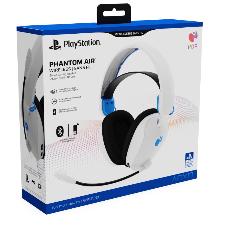 Pdp Ps5 Phantom Wireless Headset White