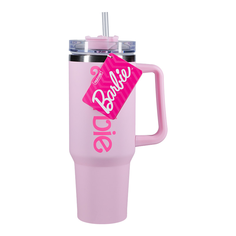 Paladone Barbie Xl 1200ml Multiway Travel Cup With Straw