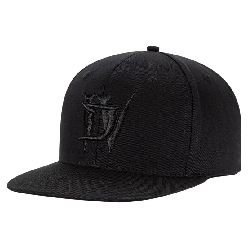 Jinx Diablo Iv Blackout Snap Back Hat Black