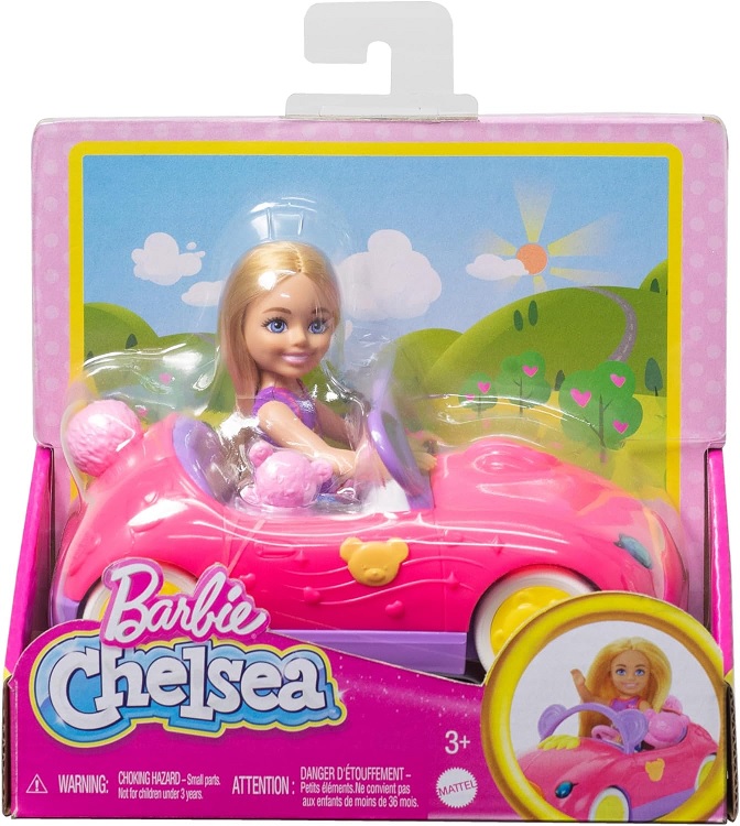 Barbie - Chelsea Teddy Car and Doll