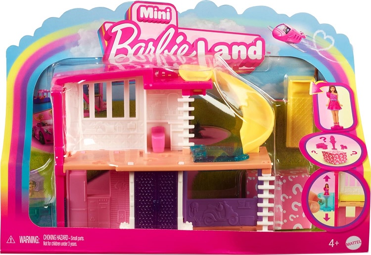 Barbie - Mini Barbieland Dream House (Curved Yellow Slide)