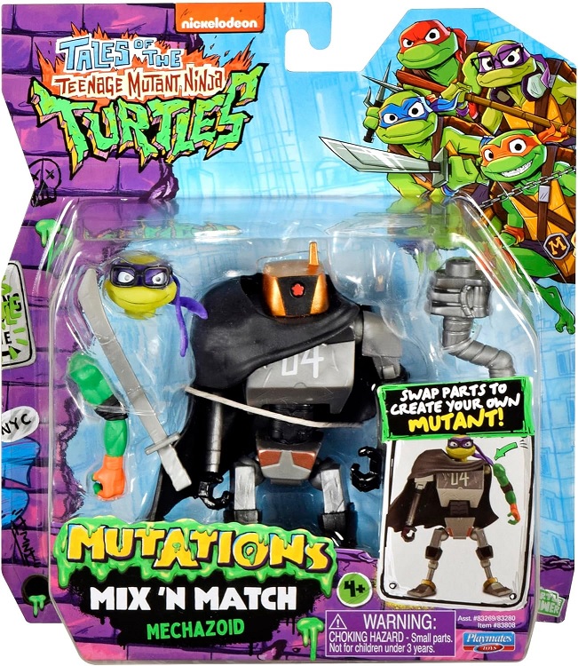 TMNT - Tales Of The Teenage Mutant Ninja Turtles Mix N Match Basic Mutant Figure - Mechazoid