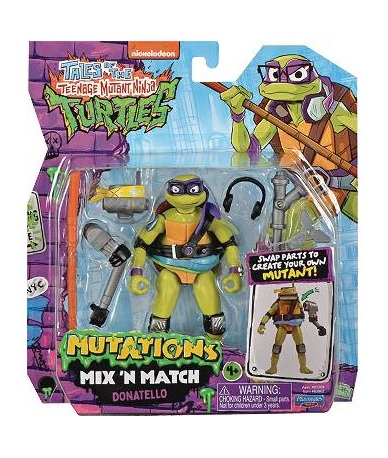 TMNT - Tales Of The Teenage Mutant Ninja Turtles Mix N Match Basic Turtles Figure - Donatella