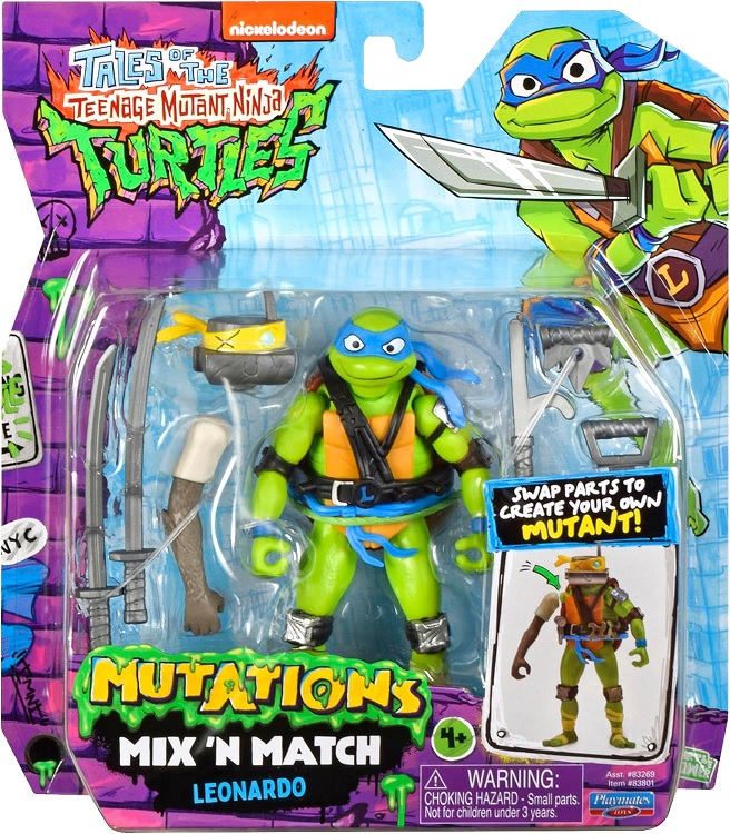 TMNT - Tales Of The Teenage Mutant Ninja Turtles Mix N Match Basic Turtles Figure - Leonardo