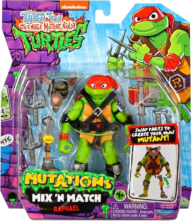 TMNT - Tales Of The Teenage Mutant Ninja Turtles Mix N Match Basic Turtles Figure - Raphael