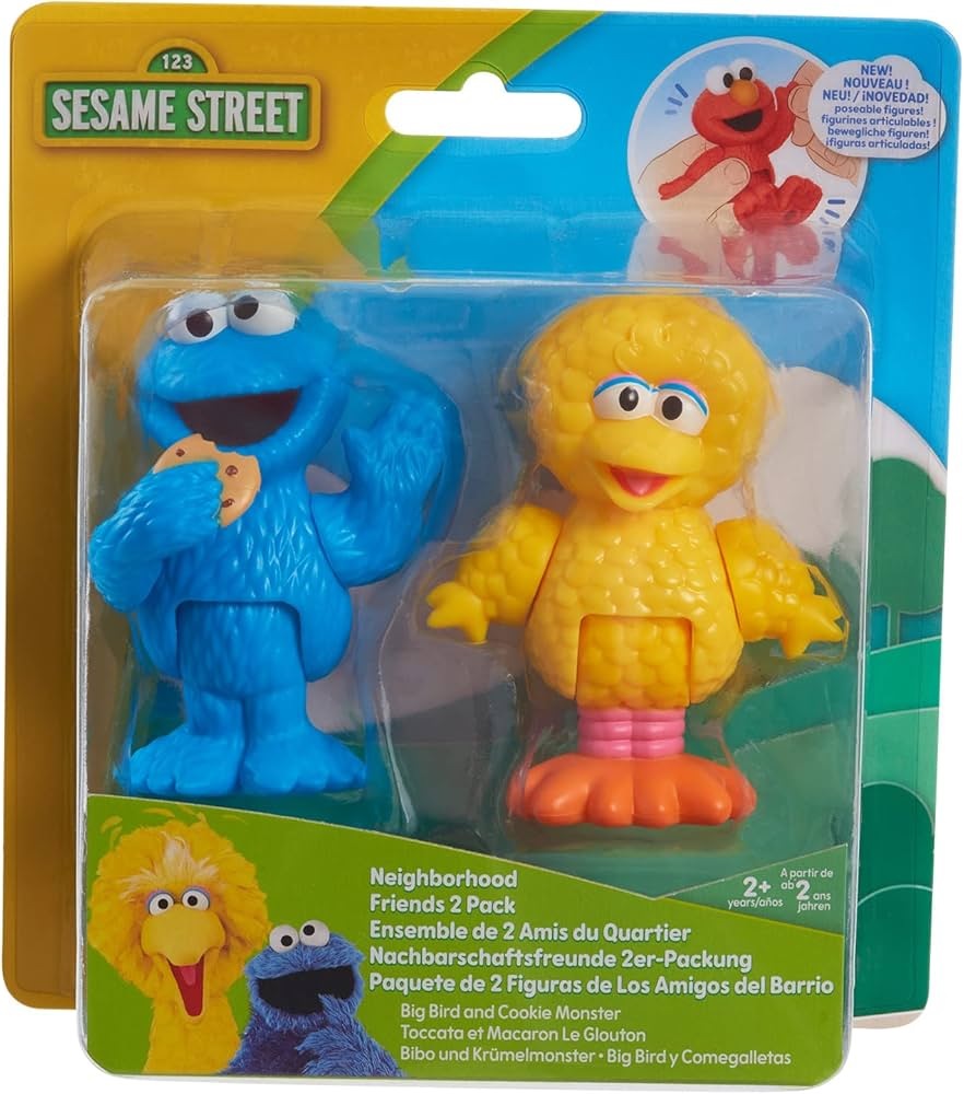 Sesame Street - Neighborhood Friends 2 pack (Big Bird & Cookie Monster)