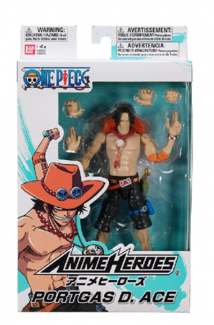 Bandai Anime Heroes One Piece - Portgas D. Ace Action Figure (6,5) (36934)