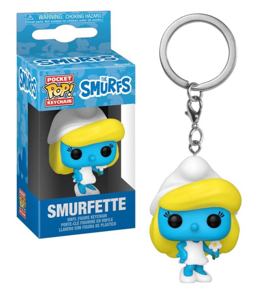 Funko Pocket Pop!: The Smurfs  - Smurfette Vinyl Figure Keychain