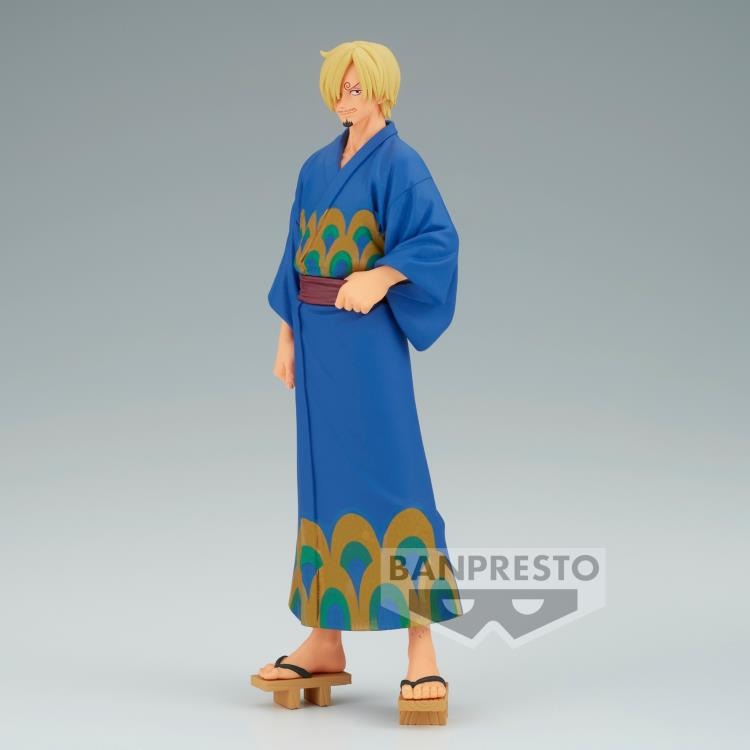 Banpresto Dxf - The Grandline Series - Wanokuni: One Piece - Sanji Statue (17cm) (88989)