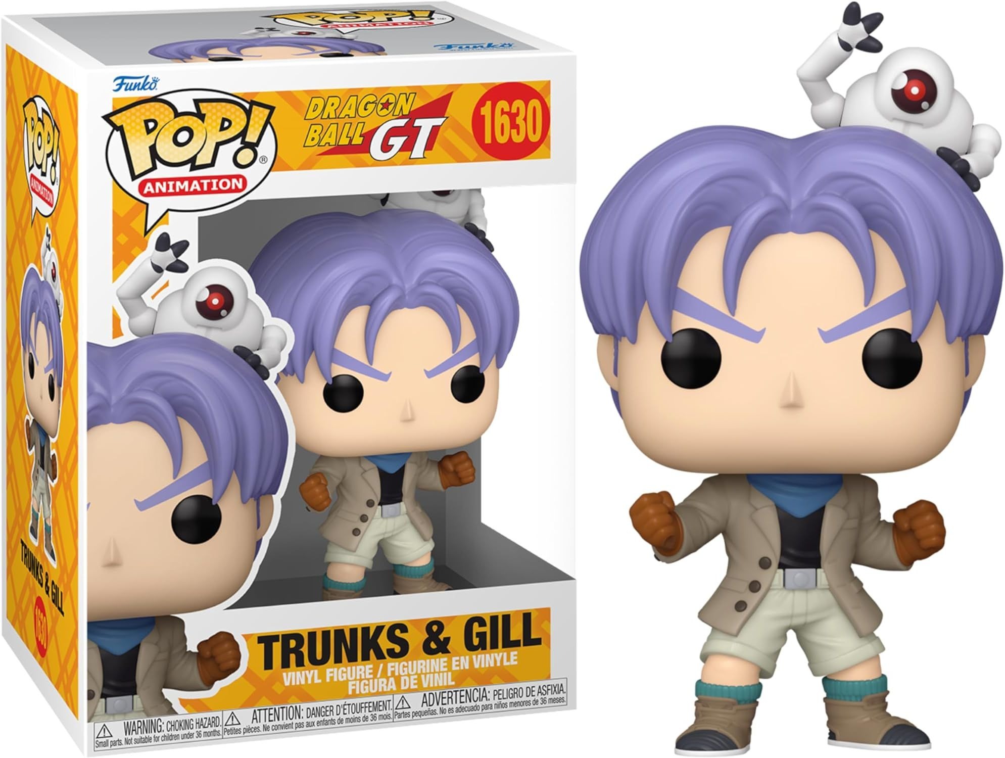 Funko Pop! Animation: Dragon Ball Gt - Trunks  Gill #1630 Vinyl Figure