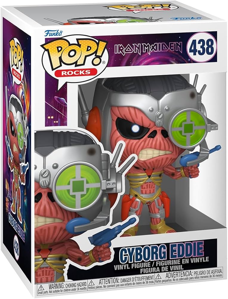 Funko Pop! Rocks: Iron Maiden - Cyborg Eddie #438 Vinyl Figure