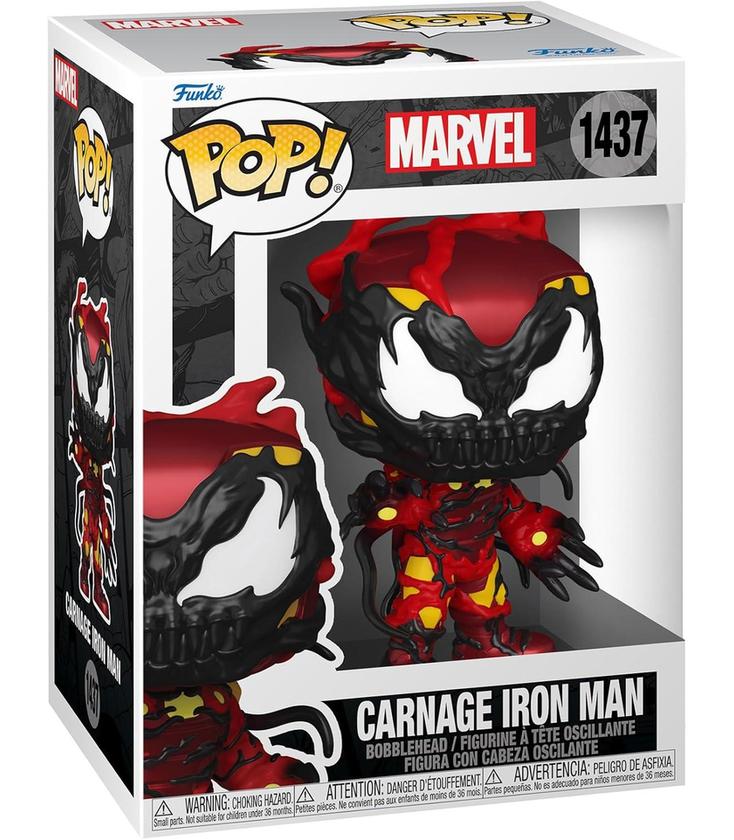 Funko Pop! Marvel: Carnageized - Carnage Iron Man #1437 Booble-head Vinyl Figure