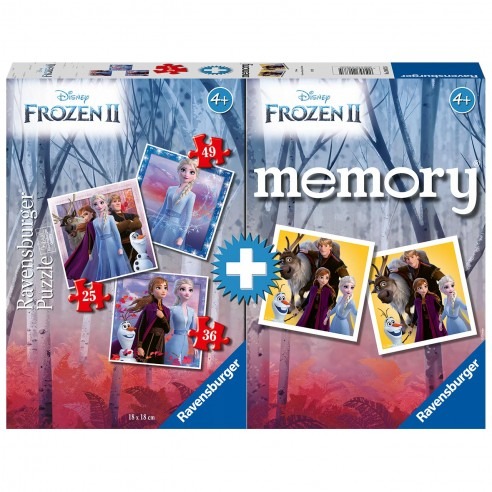 Ravensburger Memory  3 Puzzles: Frozen Ii ( (20673)