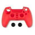 Spartan Gear - Controller Silicon Skin Cover And Thumb Grips (compatible With Playstation 5) (colour: Red)