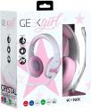 Konix Geek Girl Crystal Gaming Headset (White/Pink) 
