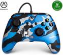 PowerA Enhanced Wired Xbox One Controller - Metallic Blue Camo 