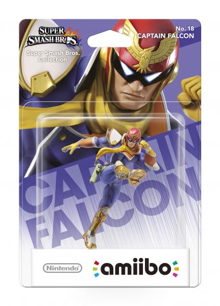 Amiibo Figurine - Captain Falcon (No 18) (Super Smash Collection)