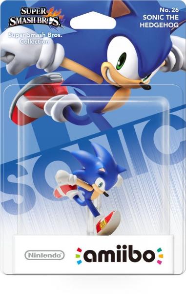 Amiibo Figurine - Sonic (No 26) (Super Smash Collection)