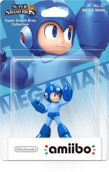 Amiibo Figurine - Mega Man (No 27) (Super Smash Collection)