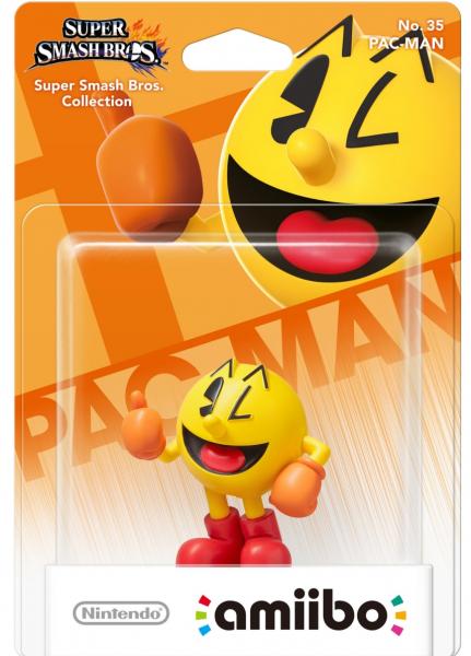 Amiibo Figurine - Pac-Man (No 35) (Super Smash Collection)