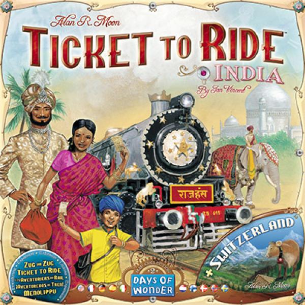 Ticket To Ride Map Coll. #2 India-Switzerland