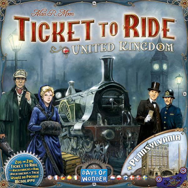 Ticket To Ride Map Coll. #5 UK & Pennsylvania