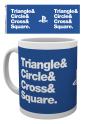 Mugg - Spel - Playstation Circle Square Cross Triangle (MG2017)