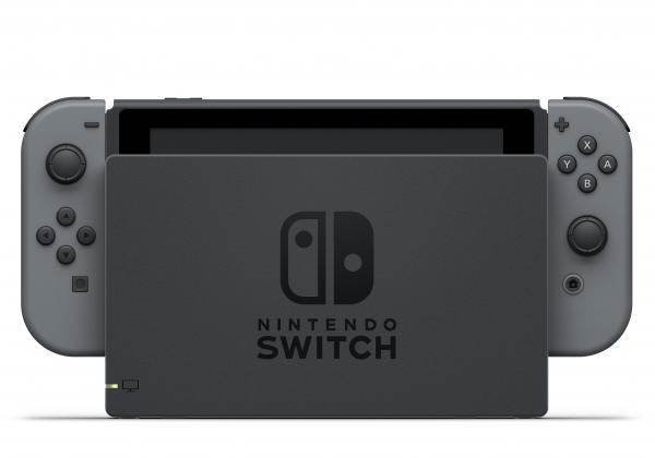 Nintendo Switch Basenhet med grå Joycon