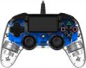 Nacon Ps4 Wired Illuminated Compact Controller Blue