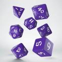 Tärningsset - Classic Runic Purple & white (SCLR2B)