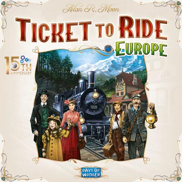 Ticket to Ride: Europe - 15th Anniversary Edition (Engelsk)