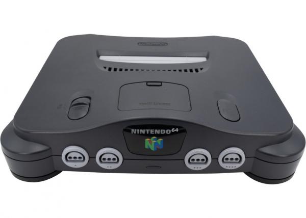 Nintendo 64 basenhet - Black (Utan kontroll, ström och kablar)