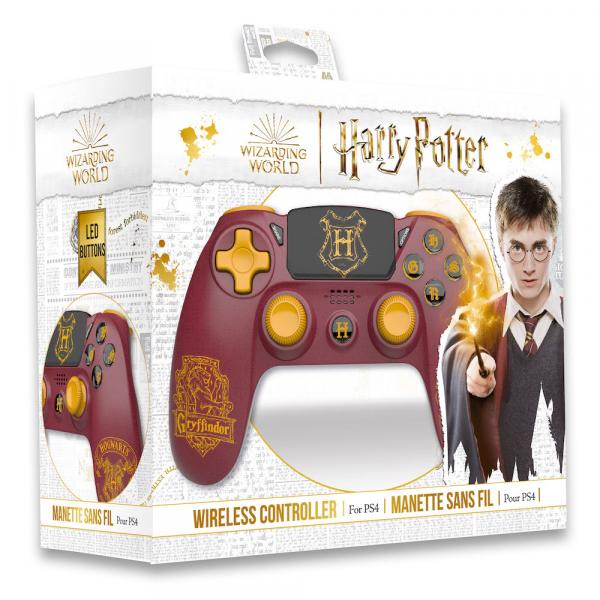 Harry Potter Wireless PS4 controller - Gryffindor Red
