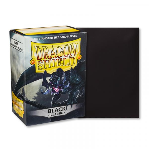 Plastfickor - Dragon Shield - Classic Black (100 st, 63x88mm)