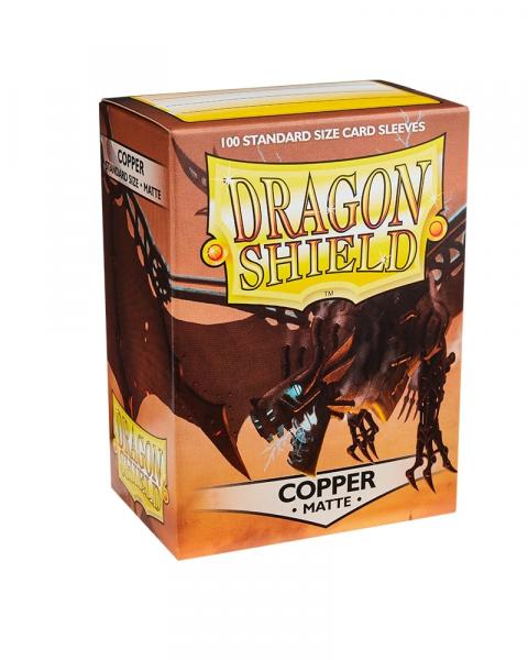 Plastfickor - Dragon Shield - Matte Copper (100 st, 63x88mm)