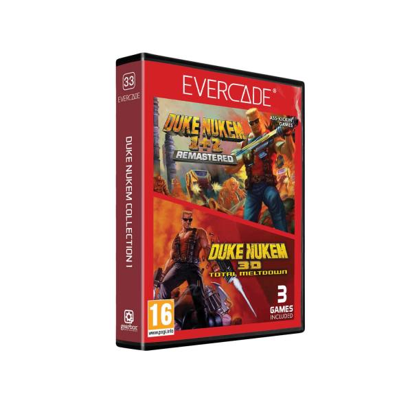 Duke Nukem 1 Collection Evercade - Red Cart 33