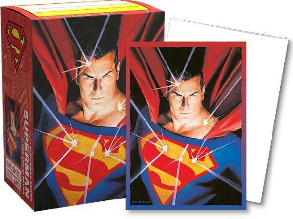 Plastfickor - Dragon Shield - Brushed Art Superman (100 st, 63x88mm)