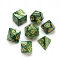 Tärningsset - Pearl Series: Green (DAPS008)