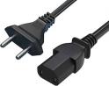 Official EU Power Cable (2 Pin Kettle Lead for X360 Xbox One/OEM) (xbox one)