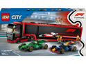 LEGO - LEGO City - F1 Truck with RB20  and  AMR24 F1 Cars (60445)